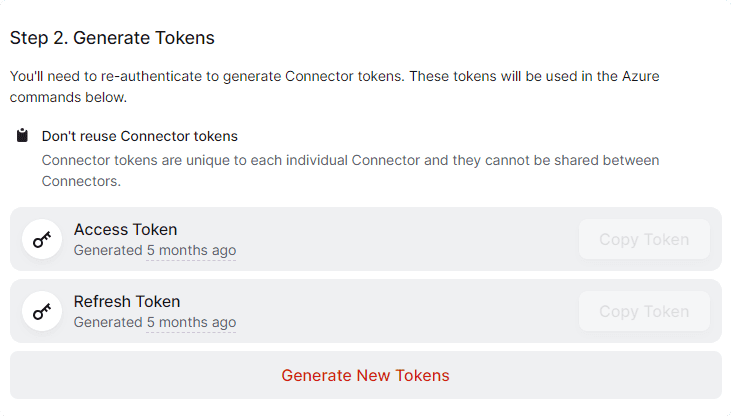 Generate Tokens