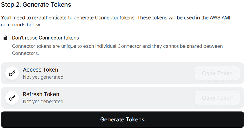 Generate Tokens