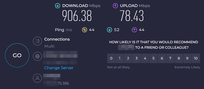 Test result connected through Twingate