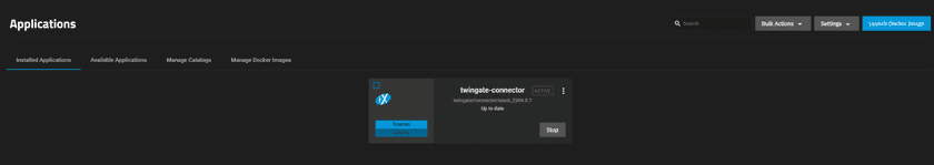 Running Twingate Connector Application