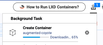 Downloading Container