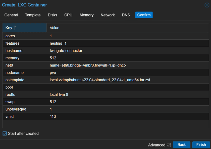 Review your container configuration