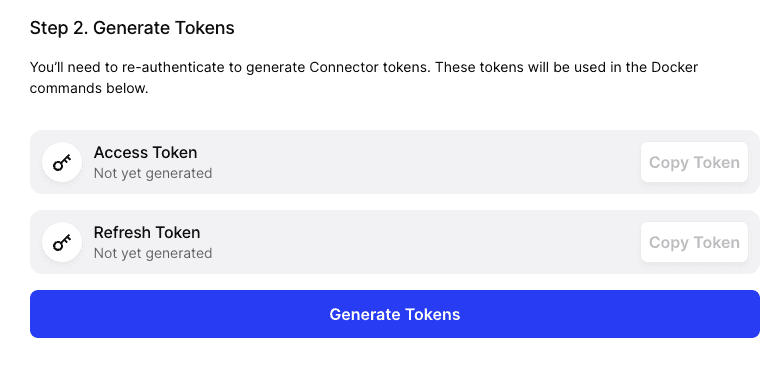 Generate Tokens